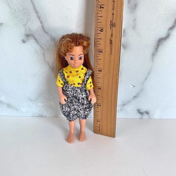 Remco Doll Toys Kid Brown Eyes Long Auburn Brown Hair 1992 Vintage - Picture 6 of 7